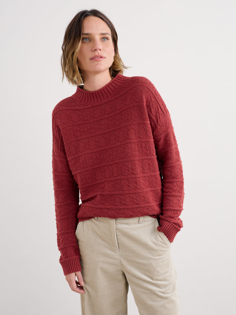 An image of the Seasalt Penkestle Jumper Maritime