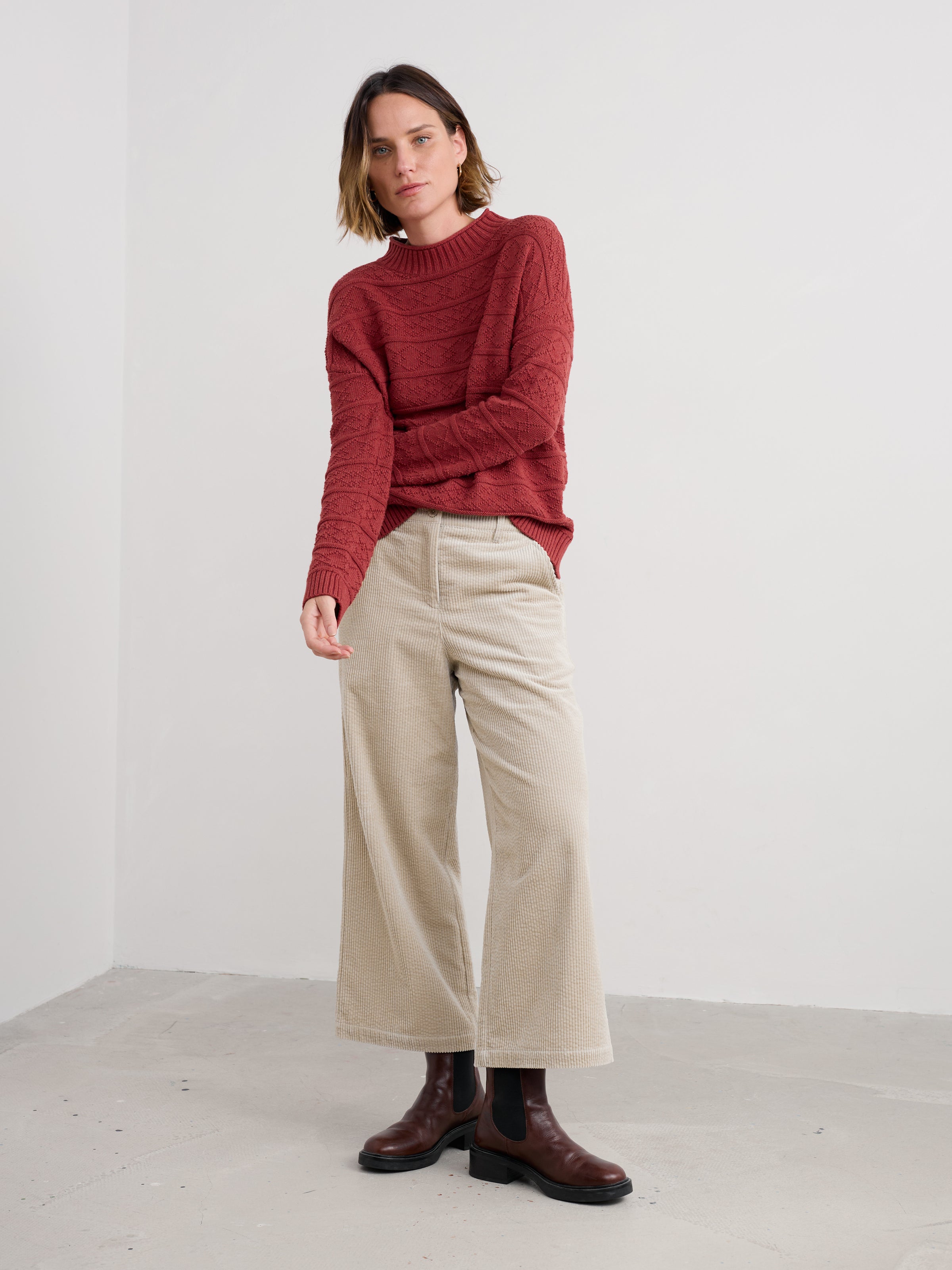 An image of the Seasalt Penkestle Jumper Maritime
