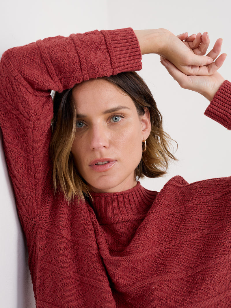 An image of the Seasalt Penkestle Jumper Maritime
