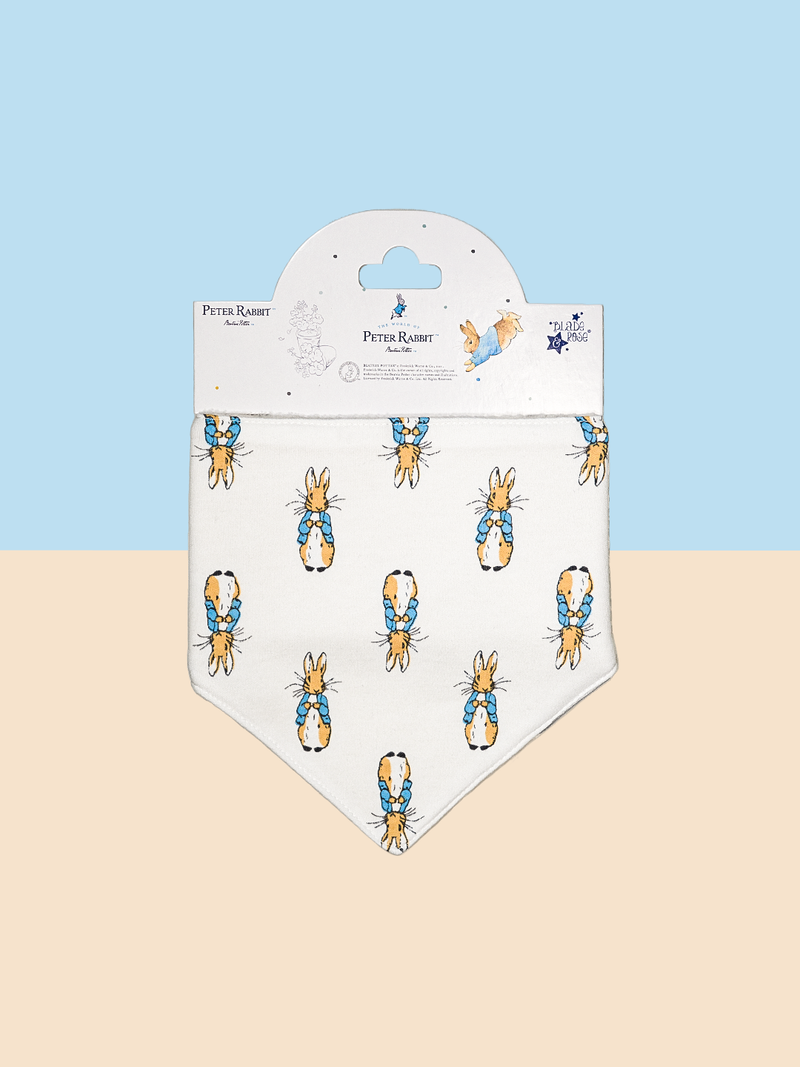 An image of the Blade & Rose Peter Rabbit Neutral Bib