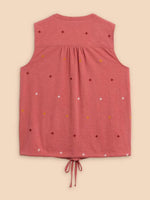 An image of the White Stuff Tulip Jersey Sleeveless Shirt