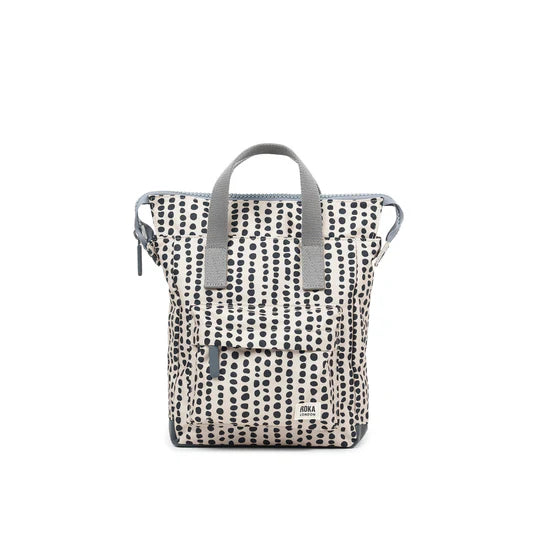Bantry Small Backpack in Linear Dot Canvas