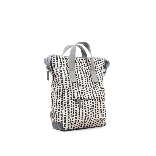 Bantry Small Backpack in Linear Dot Canvas