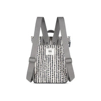 Canfield Small Backpack in Linear Dot Canvas