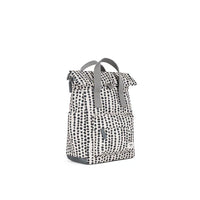 Canfield Small Backpack in Linear Dot Canvas