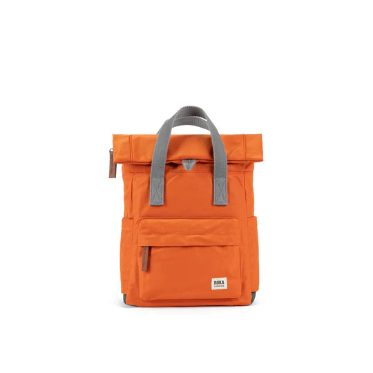 Canfield Small Backpack in Burnt Orange Nylon