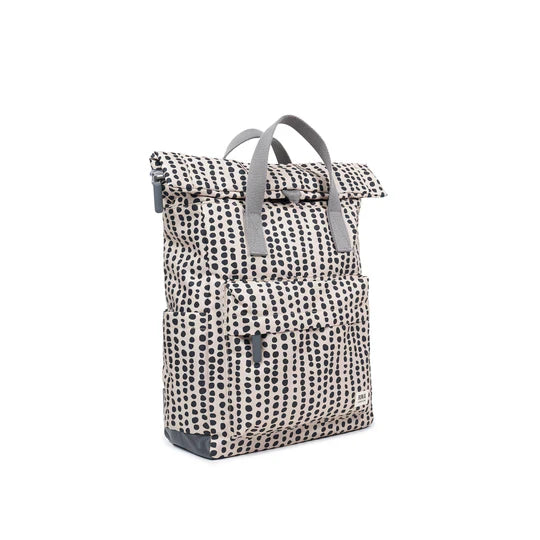 Canfield Medium Backpack in Linear Dot Canvas