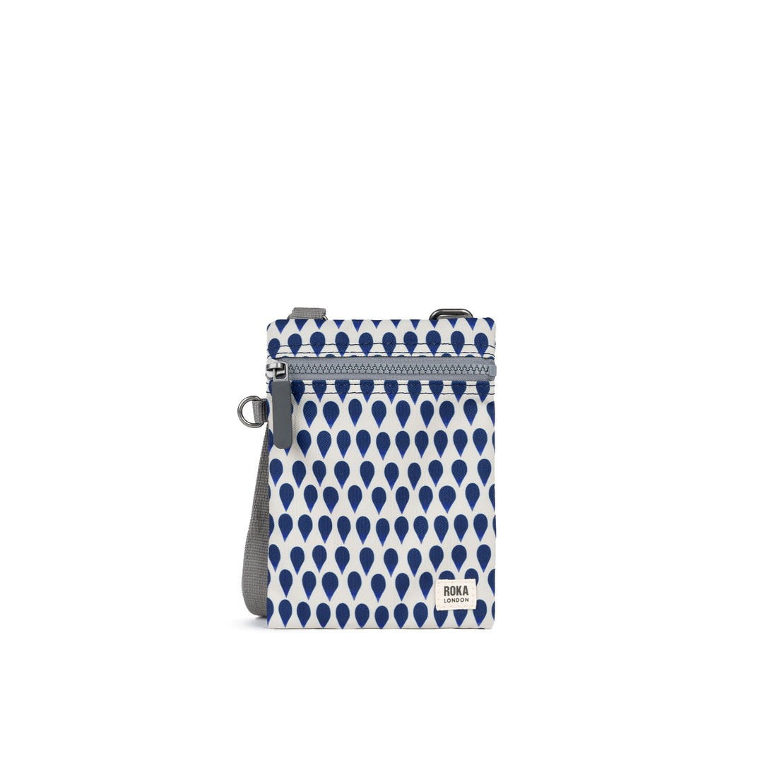 An image of the ROKA London Chelsea Small Recycled Canvas Denim Rain