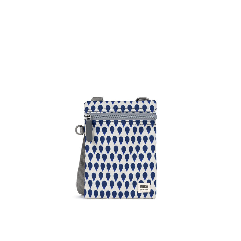 An image of the ROKA London Chelsea Small Recycled Canvas Denim Rain