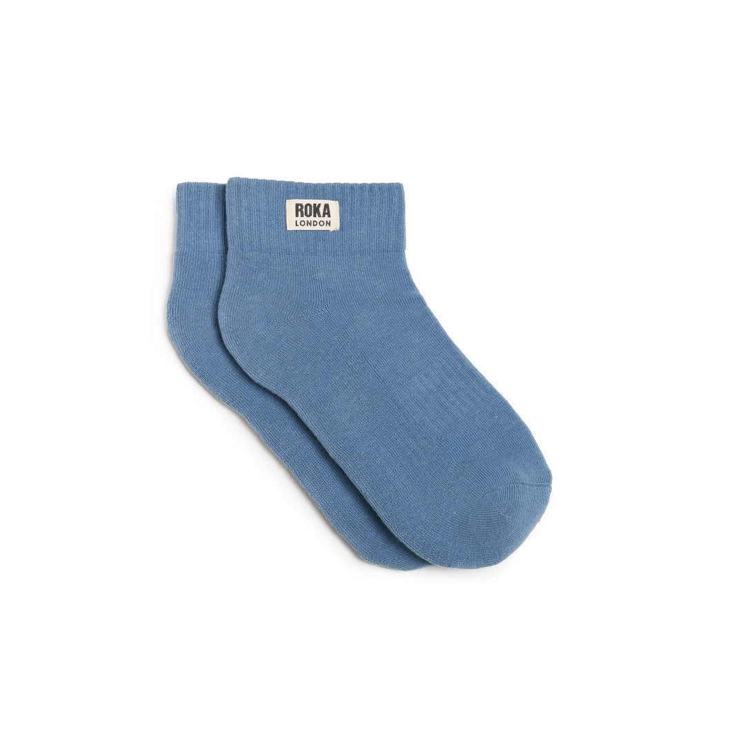 An image of the ROKA London Wembley Crop Socks