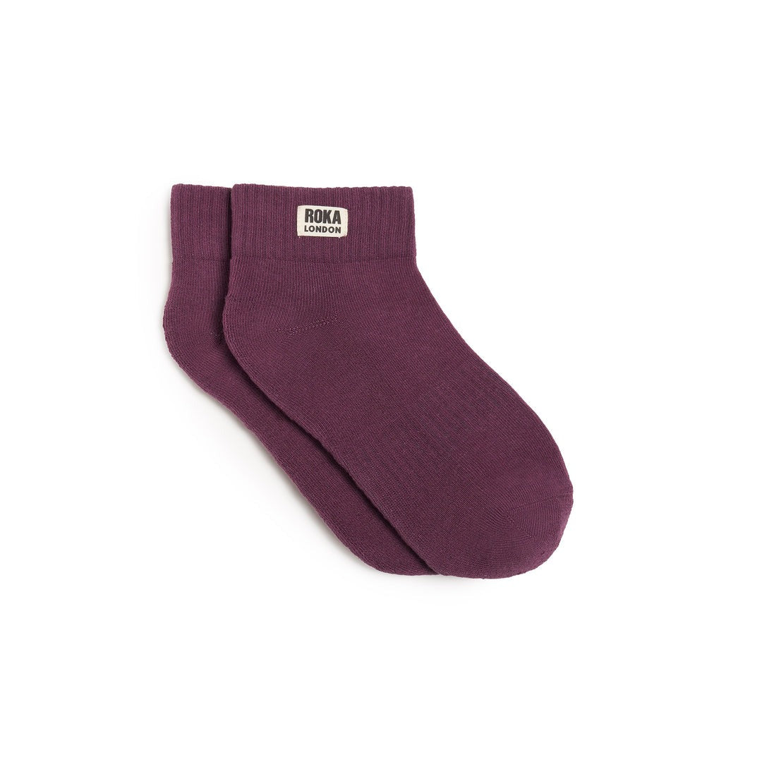An image of the ROKA London Wembley Crop Socks