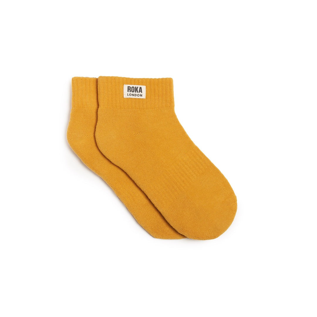 An image of the ROKA London Wembley Crop Socks