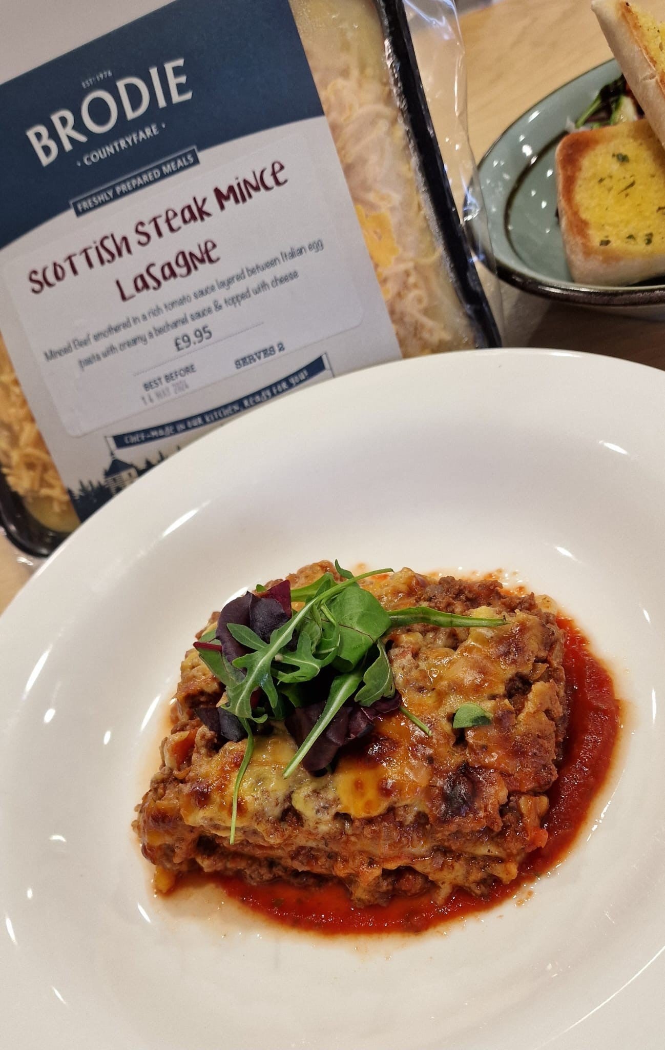 An image of the Brodie Countryfare Scottish Steak Mince Lasangne