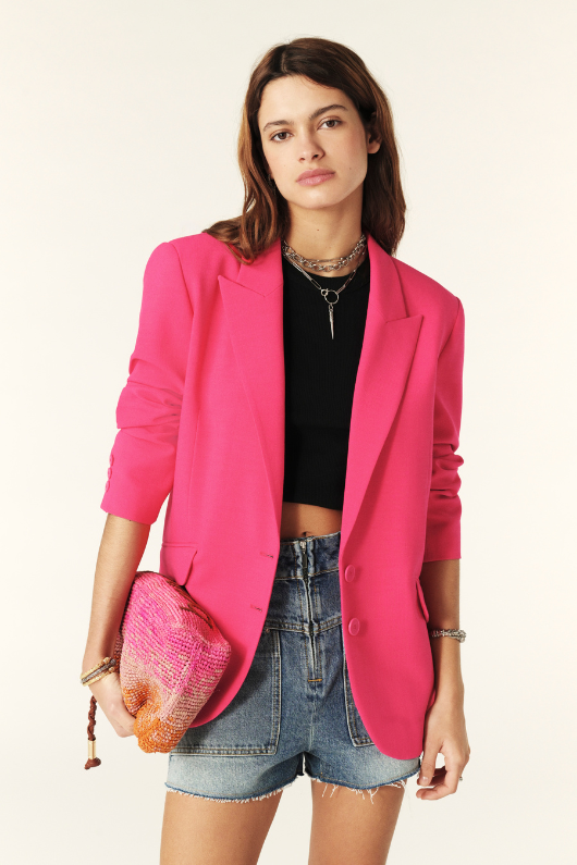 An image of the BA&SH Cher Oversized Blazer