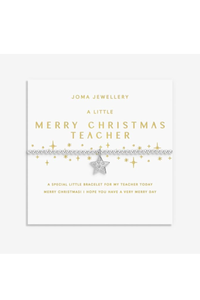 An image of the Joma Jewellery A Little Christmas Teacher Bracelet