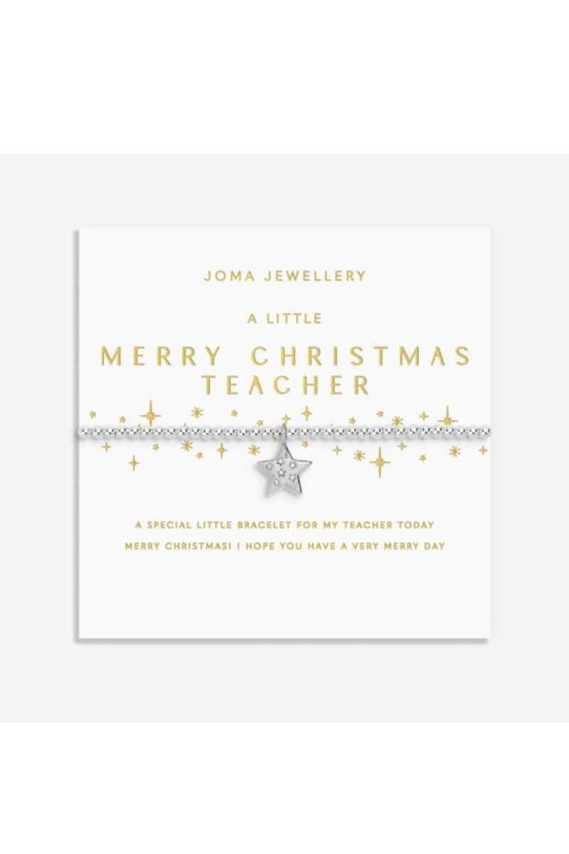 An image of the Joma Jewellery A Little Christmas Teacher Bracelet