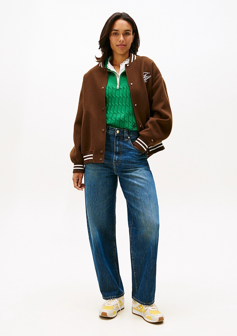 An image of the Tommy Hilfiger Denim Mine Barrel-leg Jeans