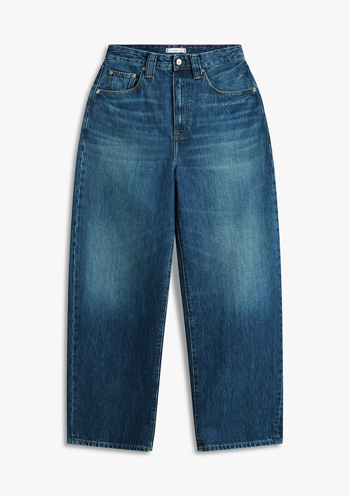 An image of the Tommy Hilfiger Denim Mine Barrel-leg Jeans