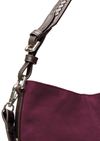 An image of the Fairfax & Favor Mini Tetbury Handbag Elderberry Suede