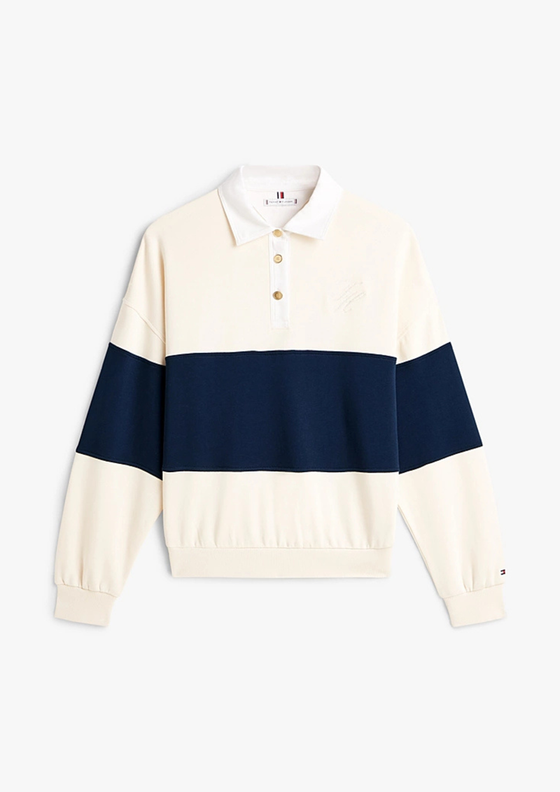 An image of the Tommy Hilfiger Rugby Fleece Sweatshirt