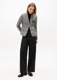 An image of the Tommy Hilfiger Wool Pattern Slim Blazer