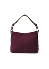 An image of the Fairfax & Favor Mini Tetbury Handbag Elderberry Suede