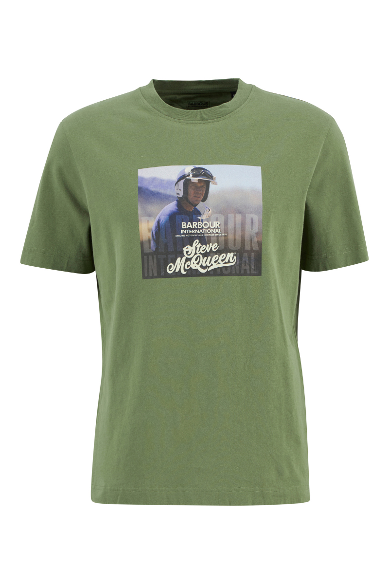 An image of the Barbour International Walde Photographic T-Shirt