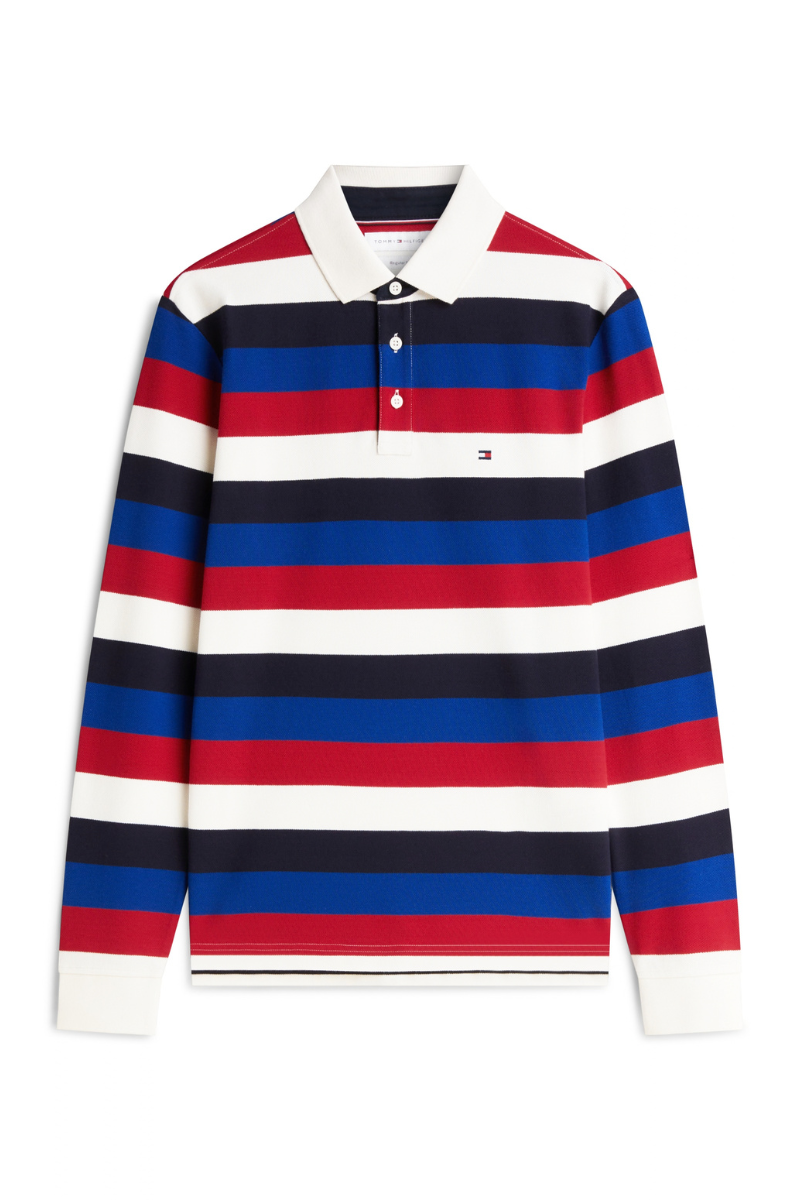 Rugby Stripe Classic Polo