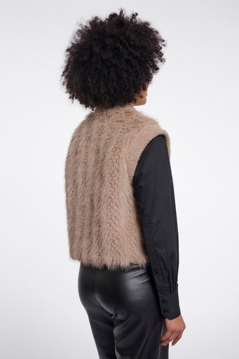 Faux Fur Waistcoat