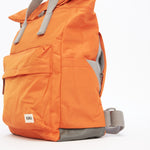An image of the Roka London Canfield B Rucksack in the colourBurnt Orange.