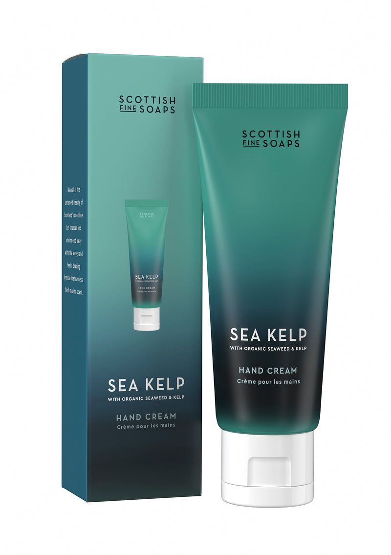 An image of the Scottish Fine Soaps Hand Cream 75ml Tube in Carton