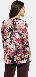 An image of the NYDJ Pintuck Blouse