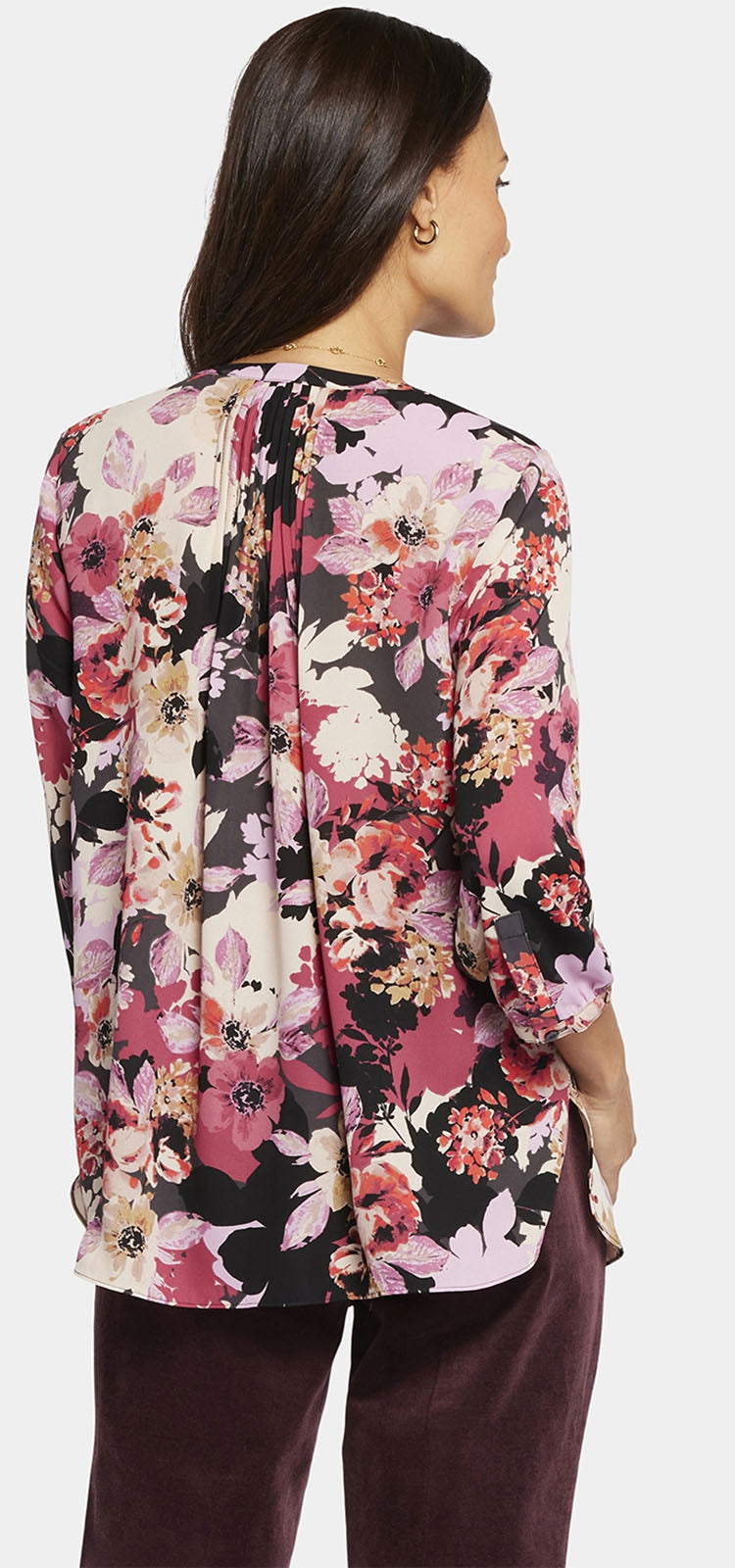 An image of the NYDJ Pintuck Blouse