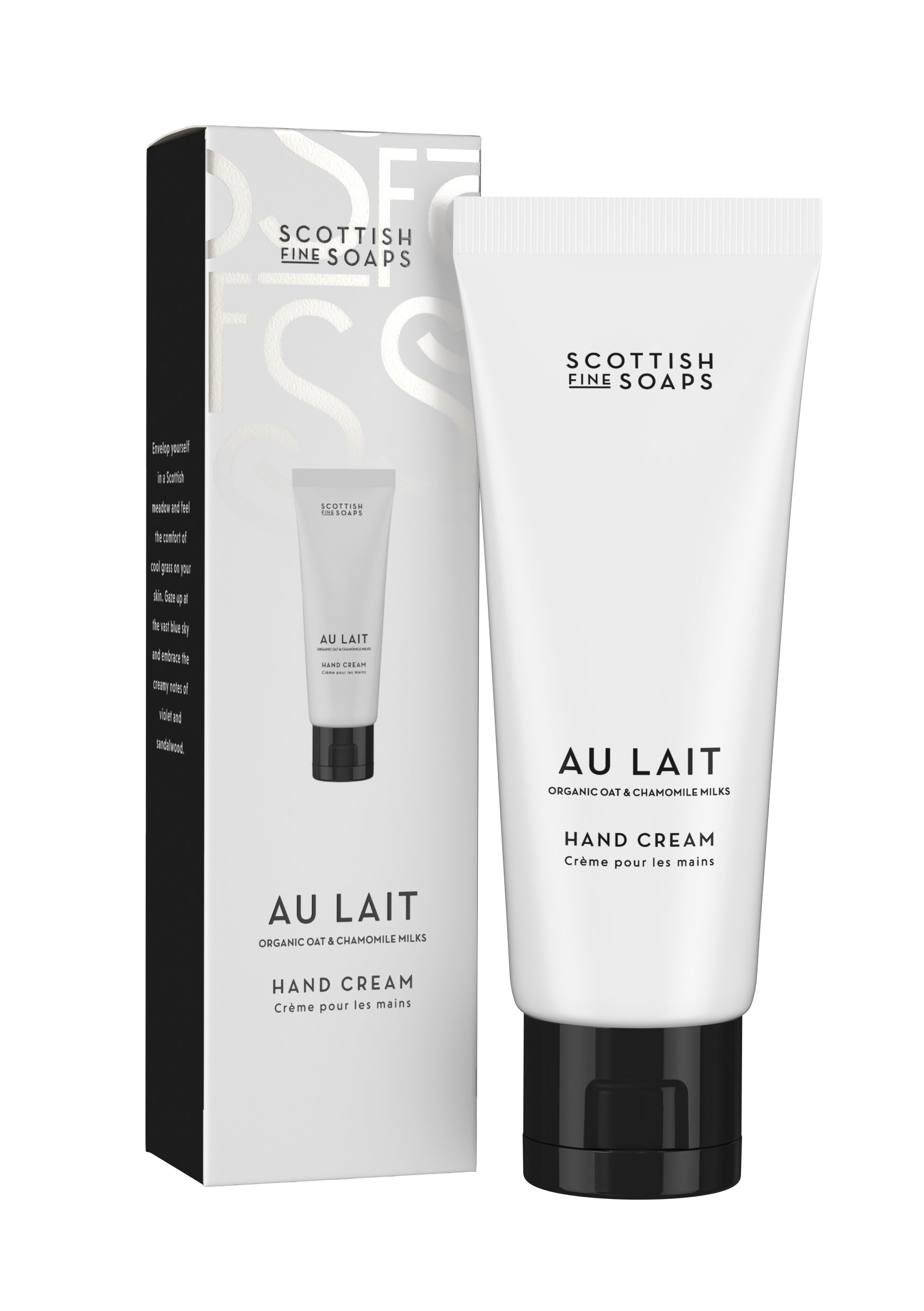 An image of the Scottish Fine Soaps Hand Cream 75ml Tube in Carton