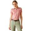 An image of the Ariat Motif Short Sleeve Polo
