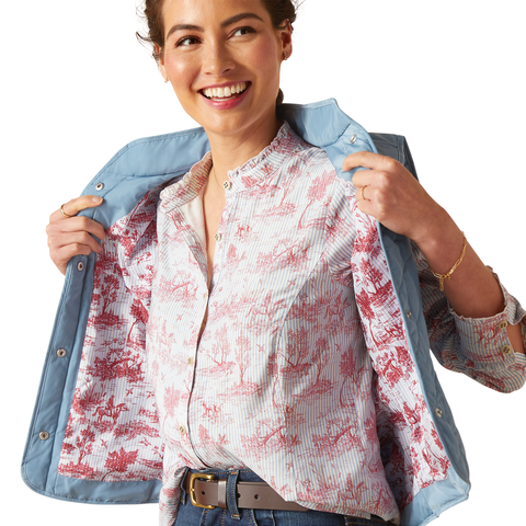 An image of the Ariat Woodside Quilted Gilet