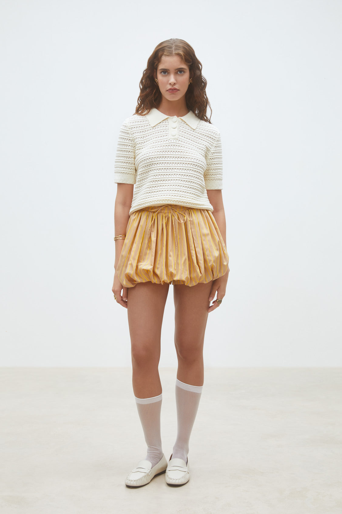 An image of the Suncoo Praka Knitted Top