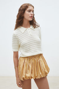 An image of the Suncoo Praka Knitted Top
