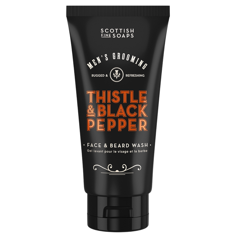 An image of the Scottish Fine Soaps Men's Grooming Face & Beard Wash 150ml Tube
