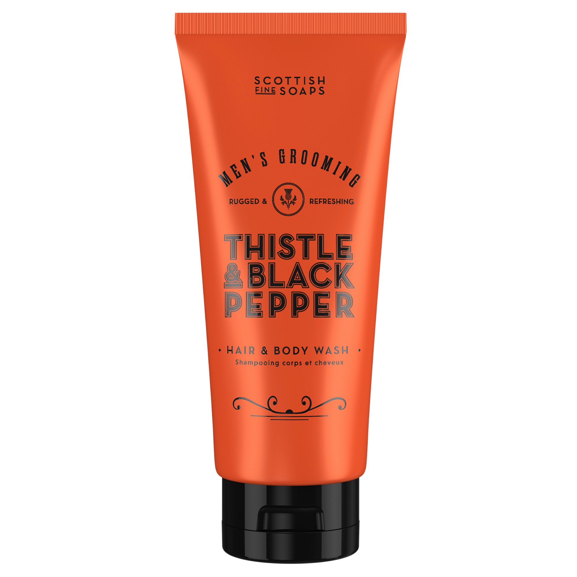 An image of the Scottish Fine Soaps Men's Grooming Hair & Body Wash 200ml Tube