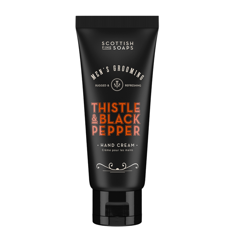 An image of the Scottish Fine Soaps Men's Grooming Hand Cream 100ml Tube