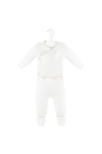 Scallop Edge Knitted 2-Piece Set
