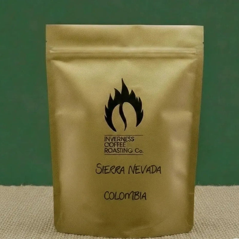 An image of the Inverness Coffee Roasting Sierra Nevada Columbia (Dark Roast) Ground