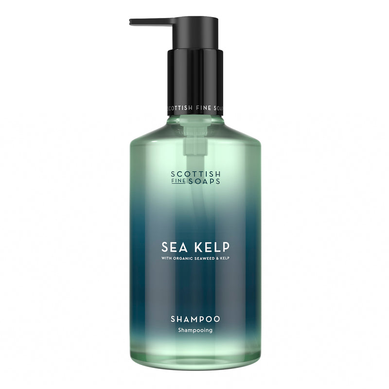An image of the Scottish Fine Soaps Sea Kelp Shampoo 300ml Pump Bottle