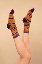 An image of the Powder Cosy Socks Multi Stripe