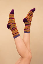 Cosy Socks Multi Stripe
