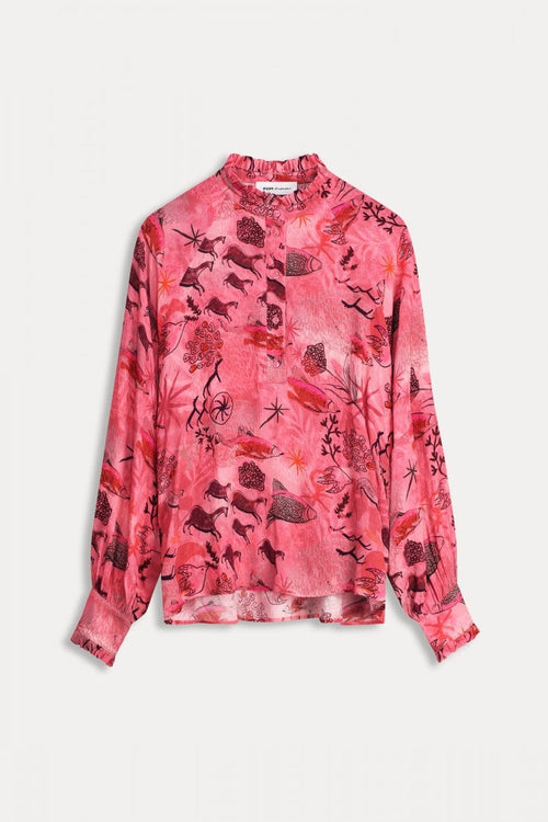 An image of the POM Amsterdam Fantastique Rose Blouse