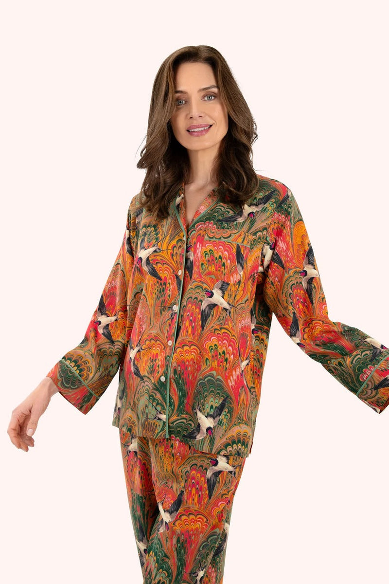 An image of the Powder Marbled Swallows Pyjamas