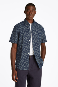 Cotton Linen Paisley Shirt