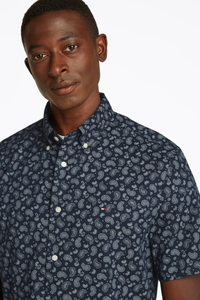 Cotton Linen Paisley Shirt